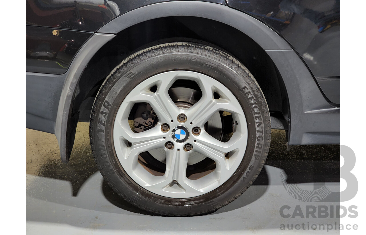 10/2009 BMW X3 Xdrive 30d Lifestyle E83 MY09 4d Wagon Black 3.0L - Turbo Diesel