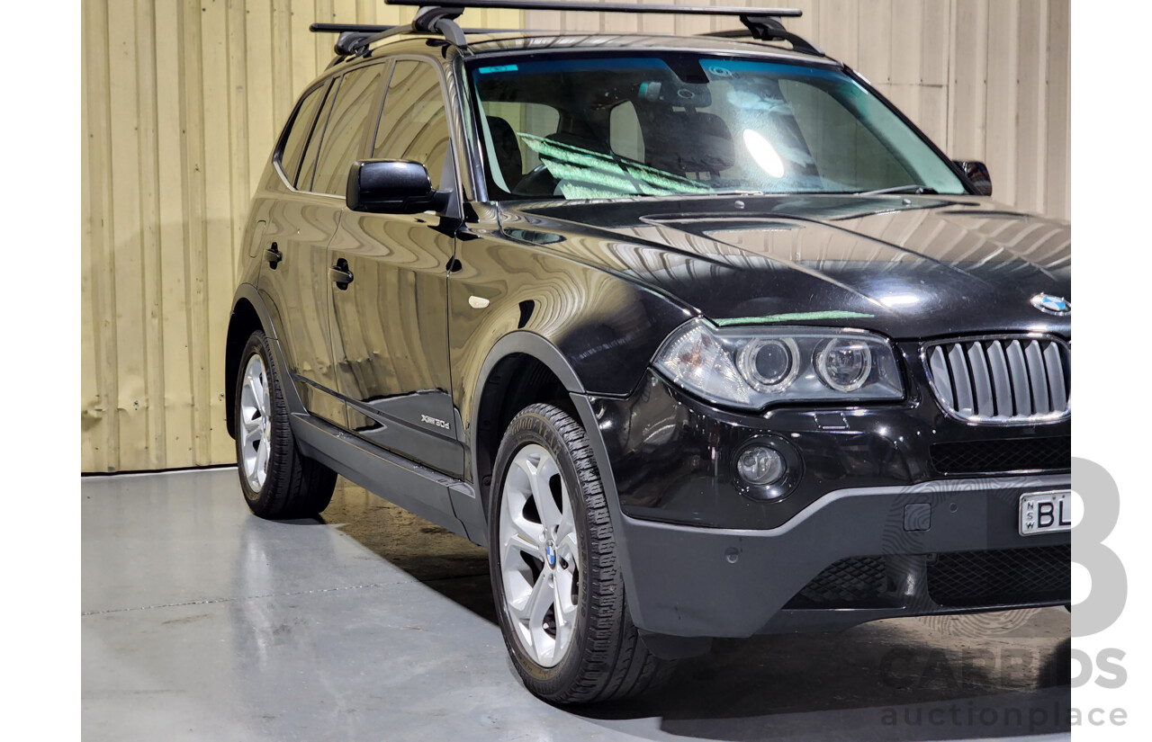 10/2009 BMW X3 Xdrive 30d Lifestyle E83 MY09 4d Wagon Black 3.0L - Turbo Diesel