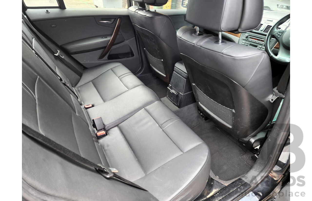 10/2009 BMW X3 Xdrive 30d Lifestyle E83 MY09 4d Wagon Black 3.0L - Turbo Diesel