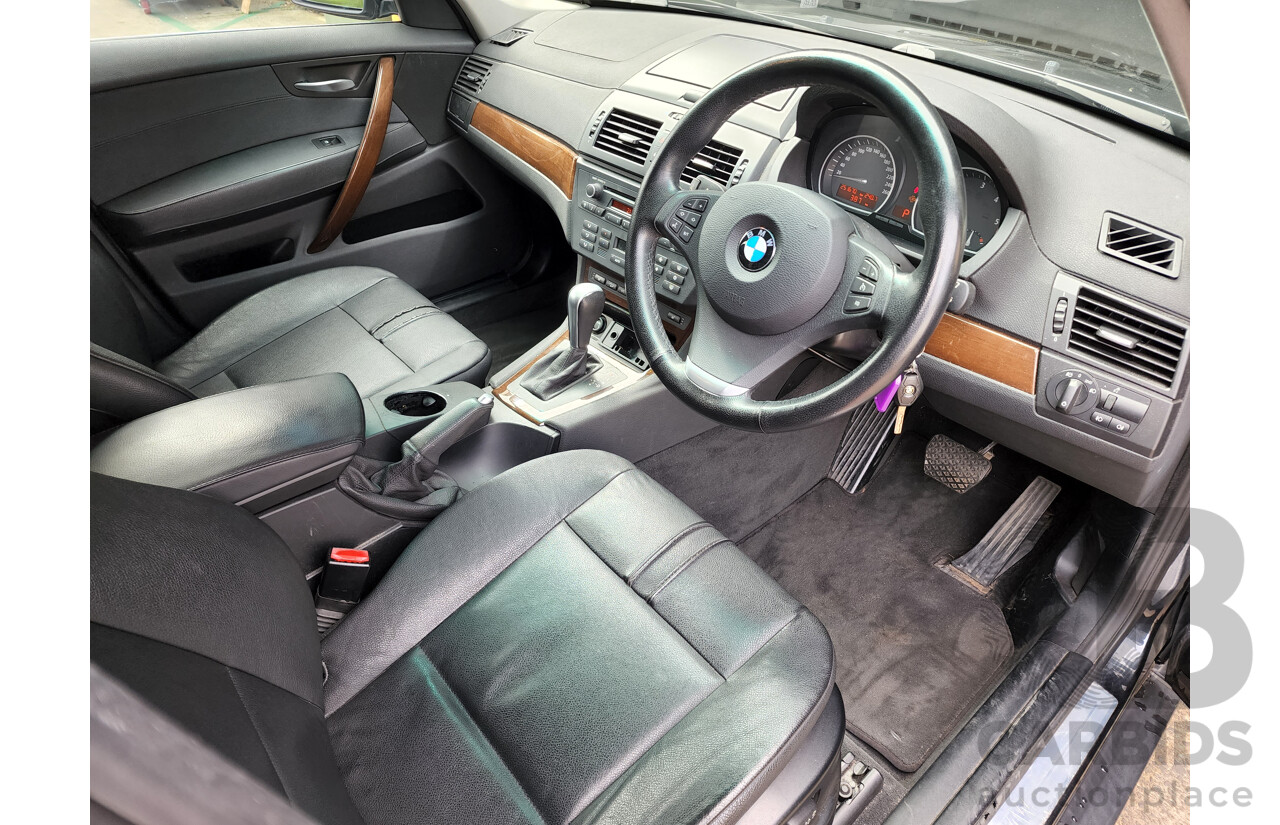 10/2009 BMW X3 Xdrive 30d Lifestyle E83 MY09 4d Wagon Black 3.0L - Turbo Diesel