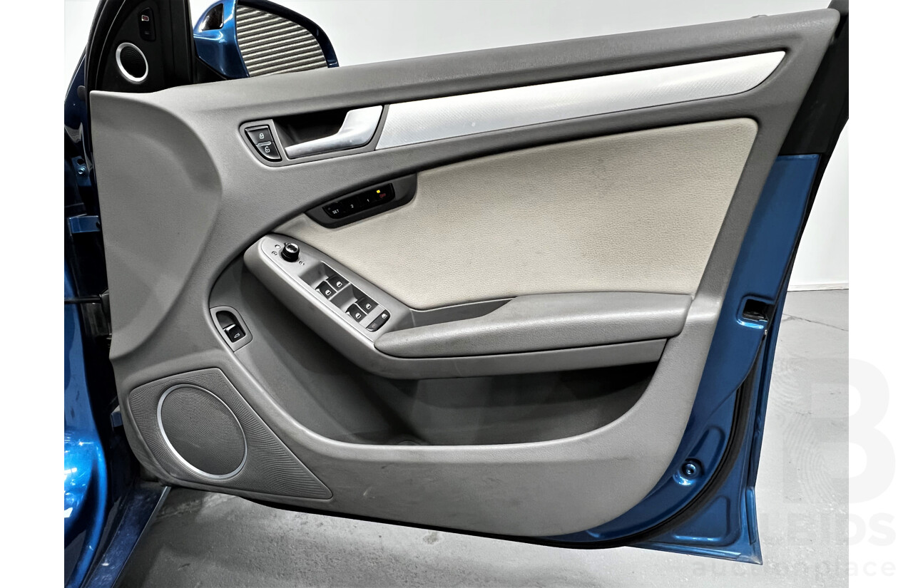 11/2009 Audi A4 2.0 TFSI Quattro B8 (8K) 4d Sedan Blue 2.0L