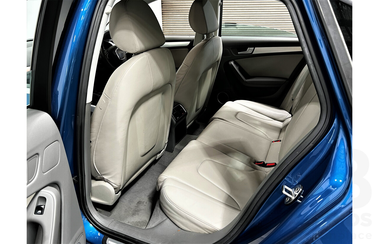 11/2009 Audi A4 2.0 TFSI Quattro B8 (8K) 4d Sedan Blue 2.0L