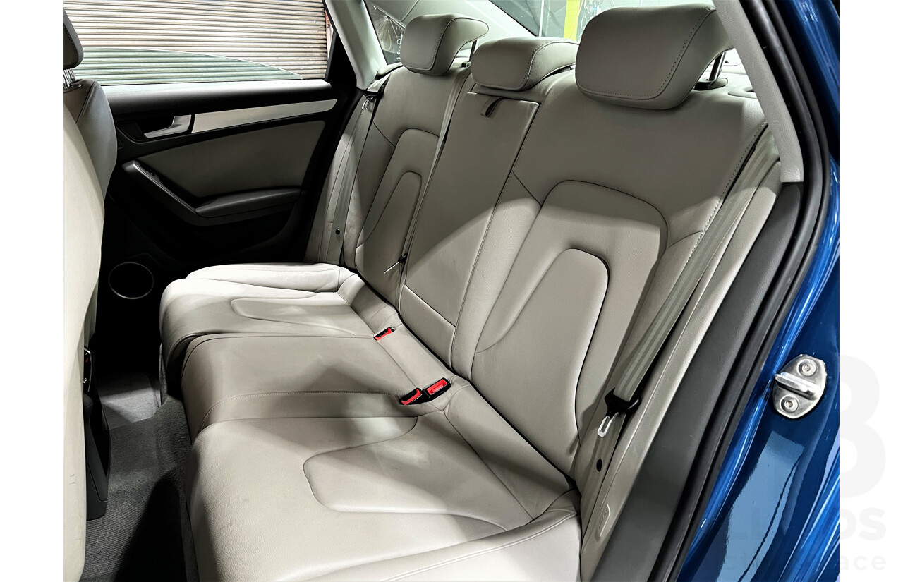 11/2009 Audi A4 2.0 TFSI Quattro B8 (8K) 4d Sedan Blue 2.0L