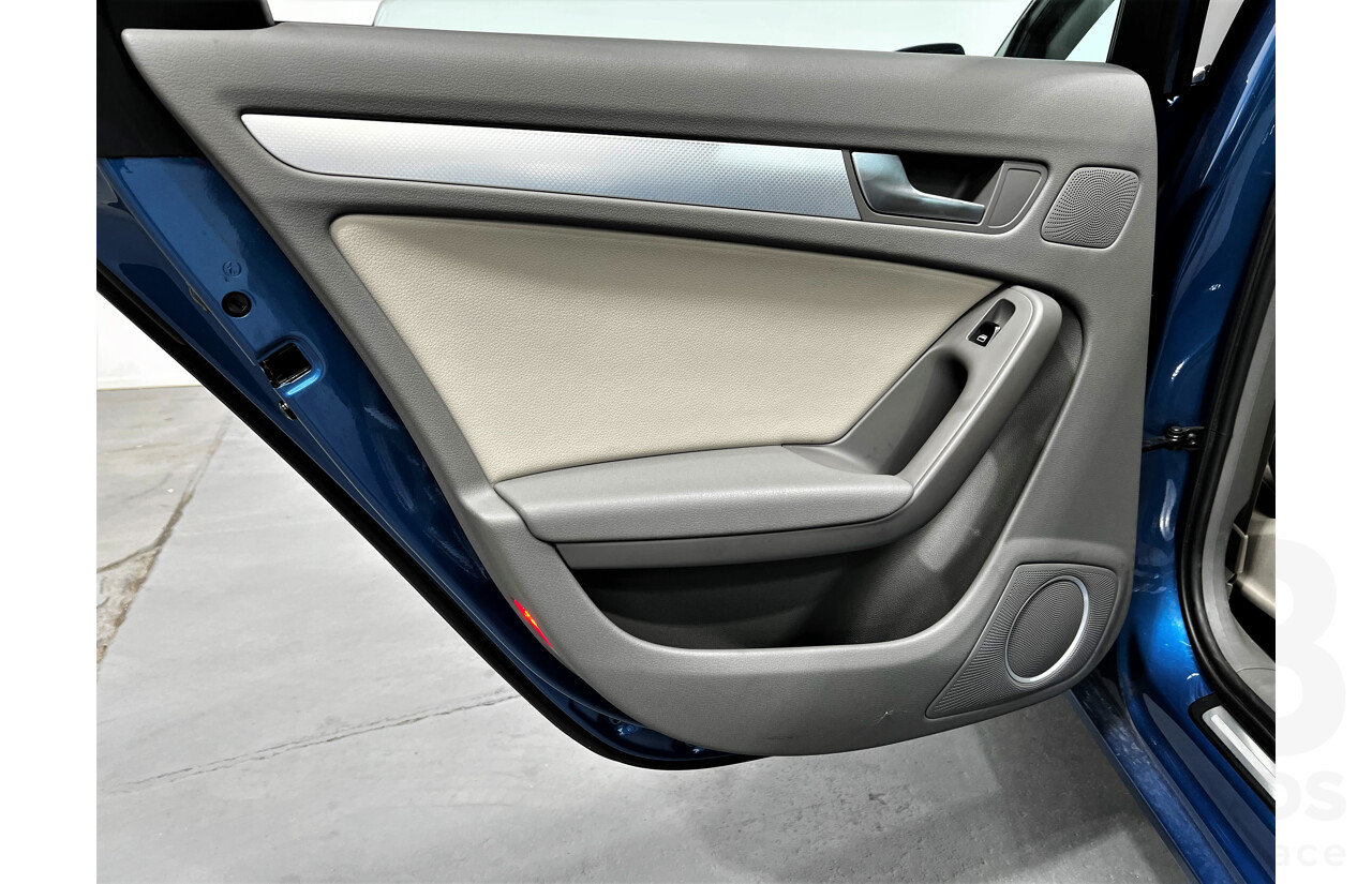 11/2009 Audi A4 2.0 TFSI Quattro B8 (8K) 4d Sedan Blue 2.0L