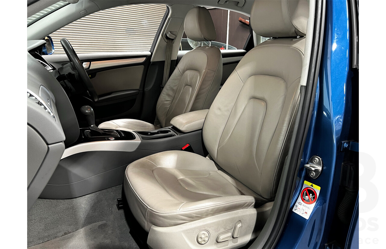 11/2009 Audi A4 2.0 TFSI Quattro B8 (8K) 4d Sedan Blue 2.0L