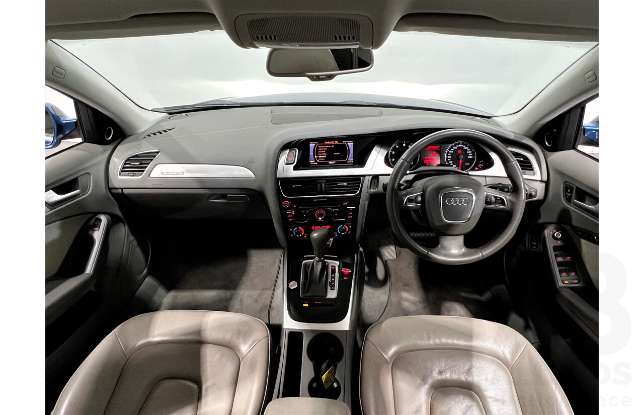 11/2009 Audi A4 2.0 TFSI Quattro B8 (8K) 4d Sedan Blue 2.0L