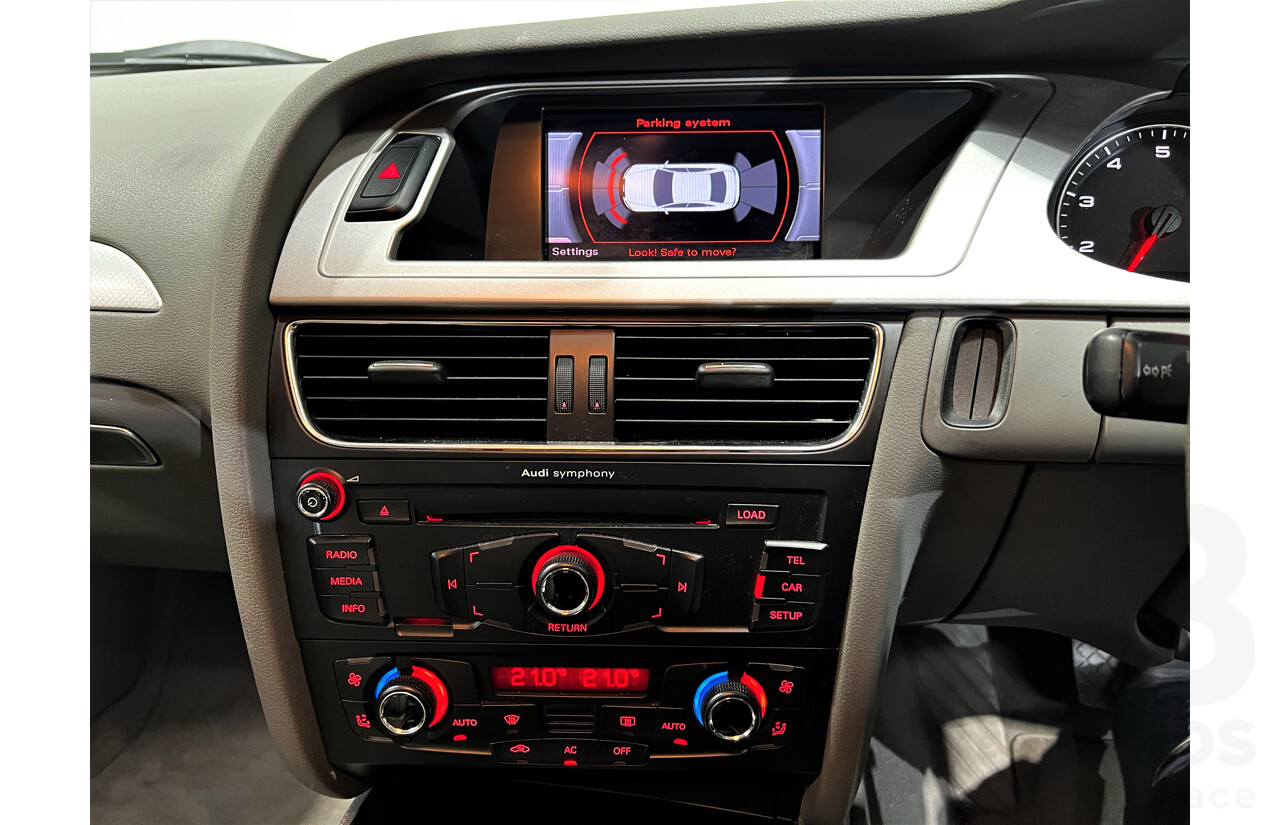 11/2009 Audi A4 2.0 TFSI Quattro B8 (8K) 4d Sedan Blue 2.0L