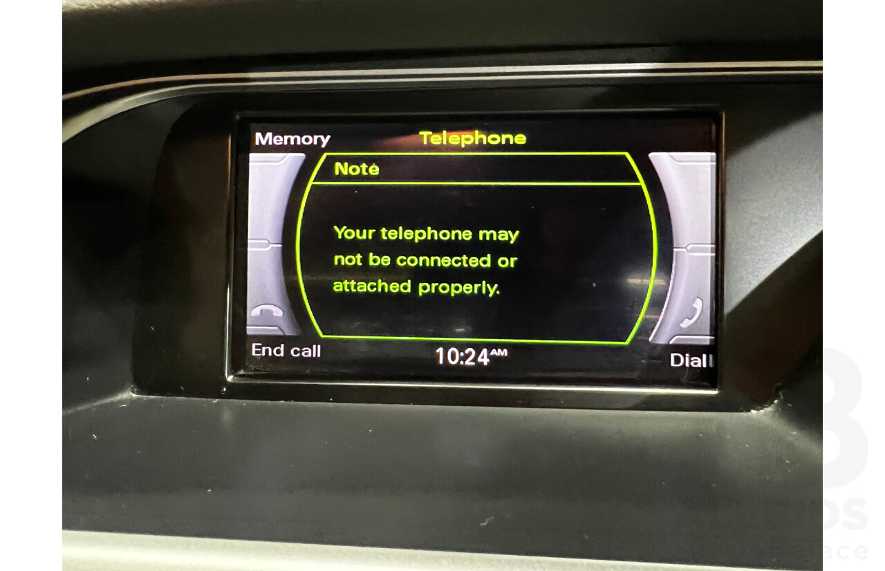 11/2009 Audi A4 2.0 TFSI Quattro B8 (8K) 4d Sedan Blue 2.0L