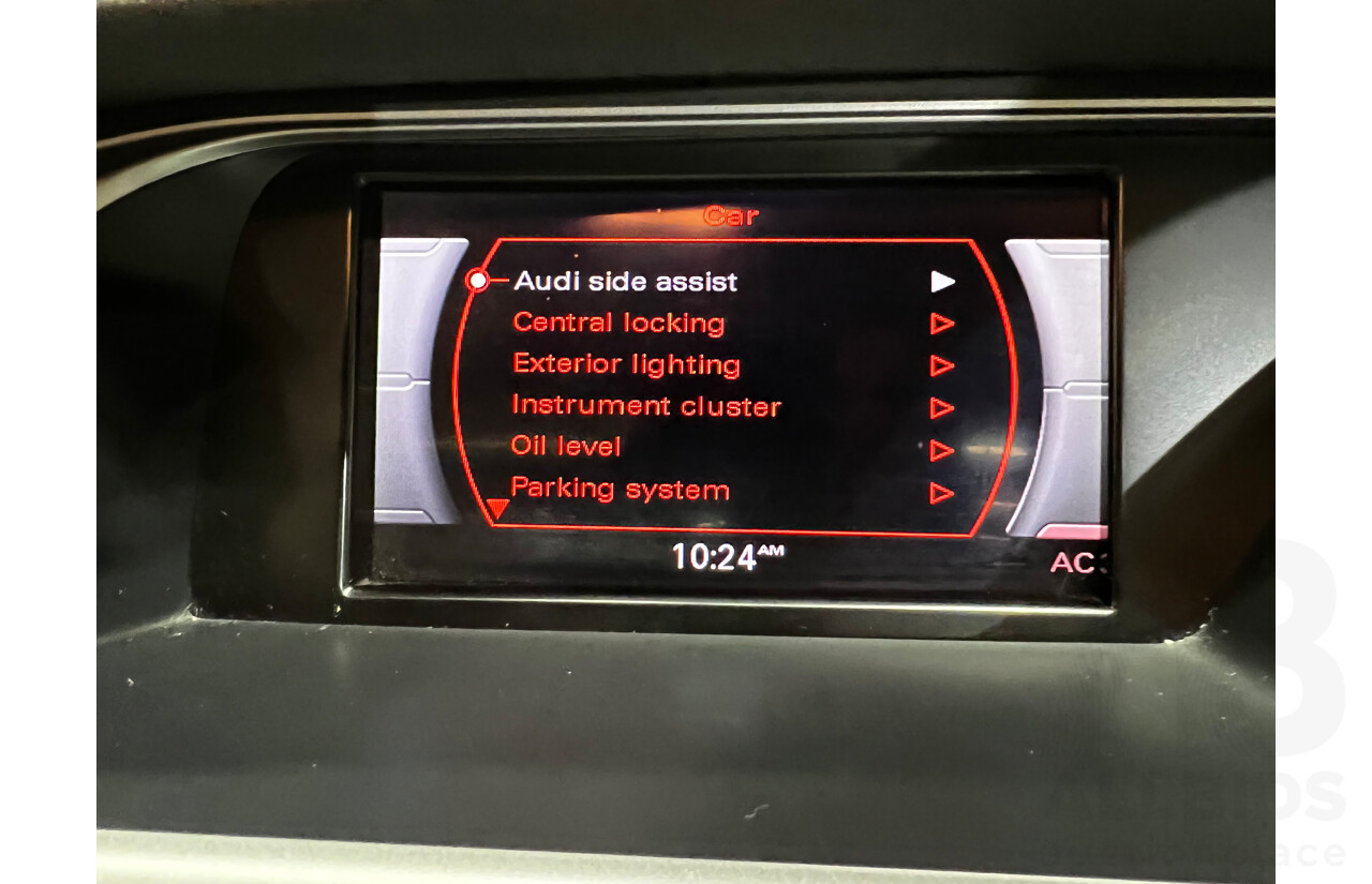 11/2009 Audi A4 2.0 TFSI Quattro B8 (8K) 4d Sedan Blue 2.0L