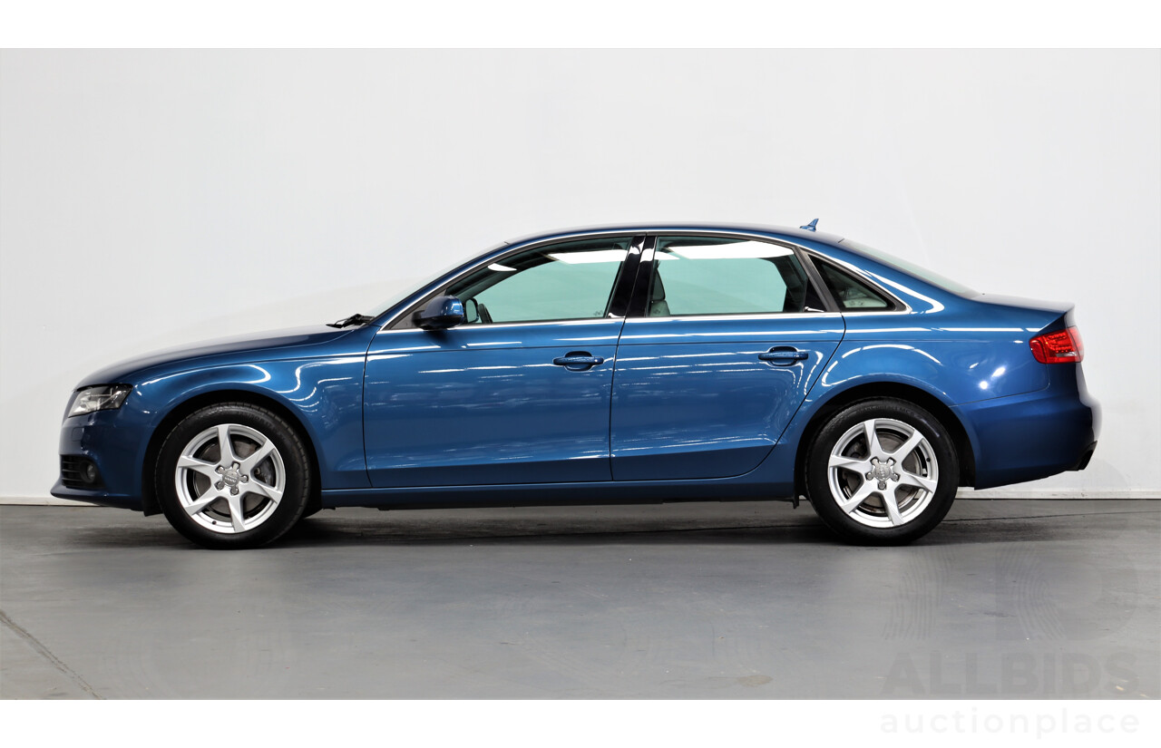 11/2009 Audi A4 2.0 TFSI Quattro B8 (8K) 4d Sedan Blue 2.0L