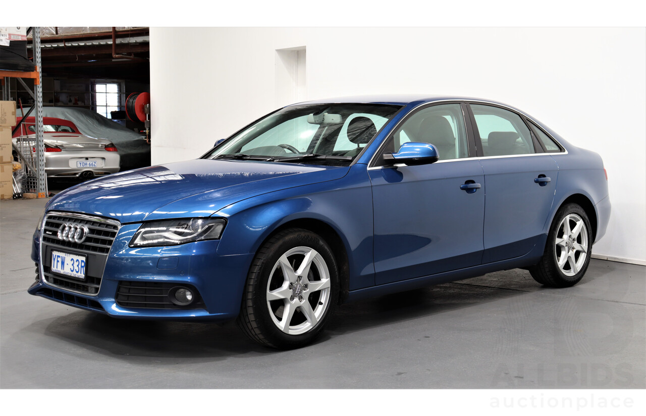 11/2009 Audi A4 2.0 TFSI Quattro B8 (8K) 4d Sedan Blue 2.0L