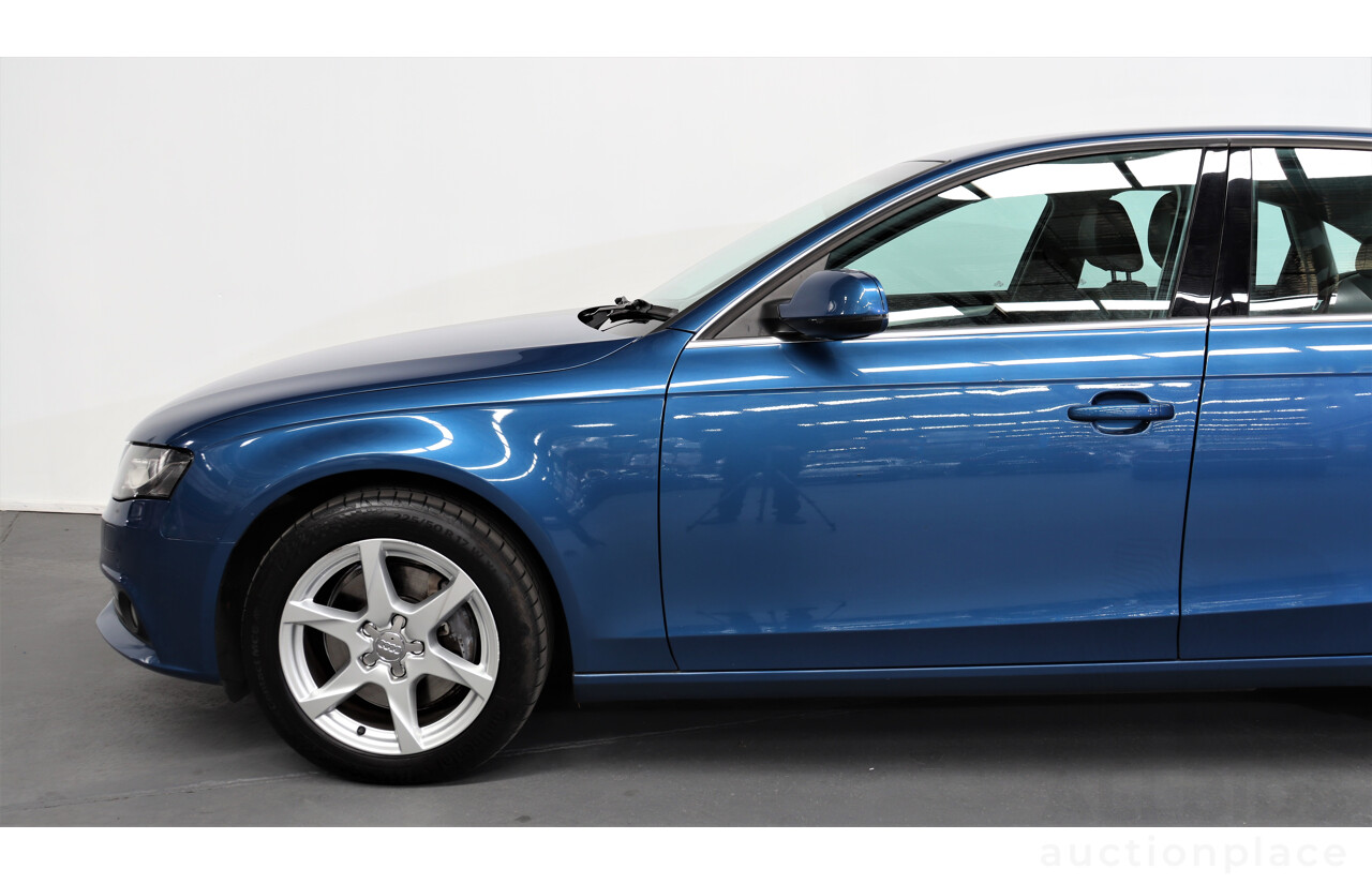 11/2009 Audi A4 2.0 TFSI Quattro B8 (8K) 4d Sedan Blue 2.0L