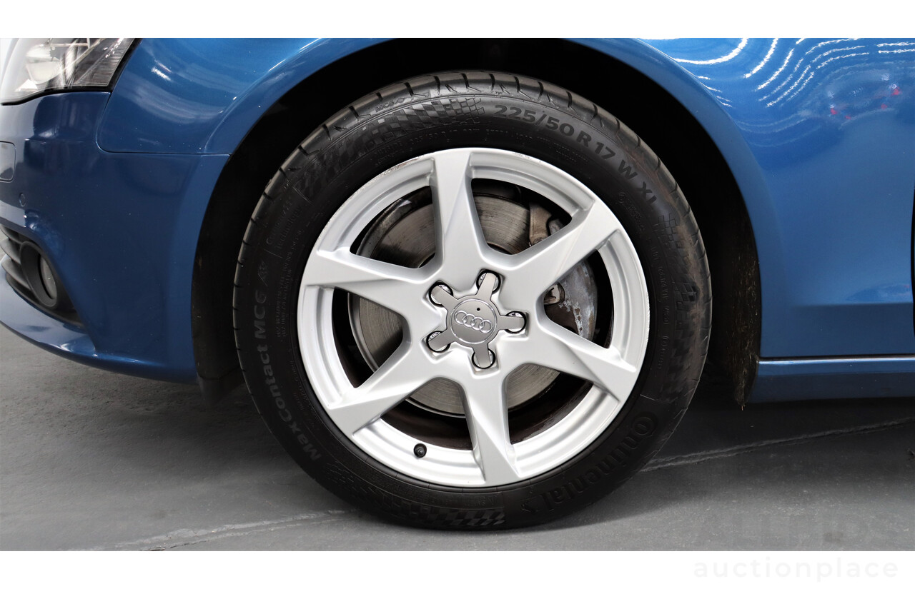 11/2009 Audi A4 2.0 TFSI Quattro B8 (8K) 4d Sedan Blue 2.0L