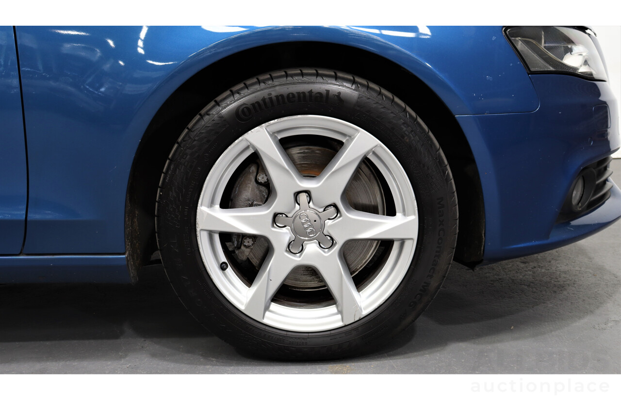 11/2009 Audi A4 2.0 TFSI Quattro B8 (8K) 4d Sedan Blue 2.0L