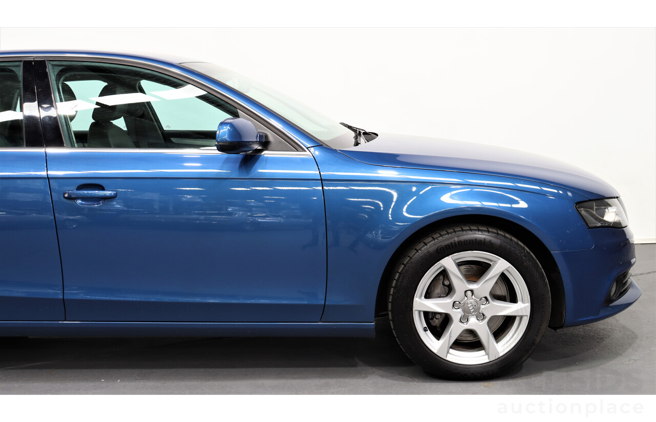 11/2009 Audi A4 2.0 TFSI Quattro B8 (8K) 4d Sedan Blue 2.0L