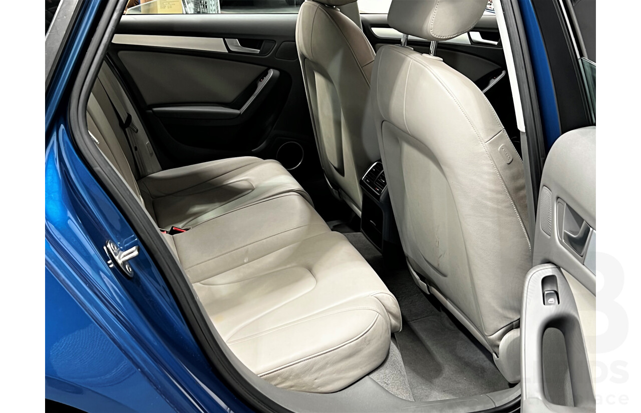 11/2009 Audi A4 2.0 TFSI Quattro B8 (8K) 4d Sedan Blue 2.0L