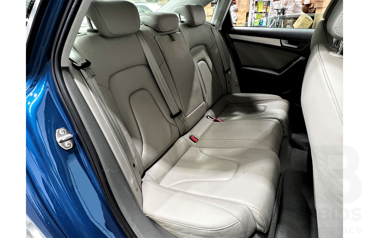 11/2009 Audi A4 2.0 TFSI Quattro B8 (8K) 4d Sedan Blue 2.0L