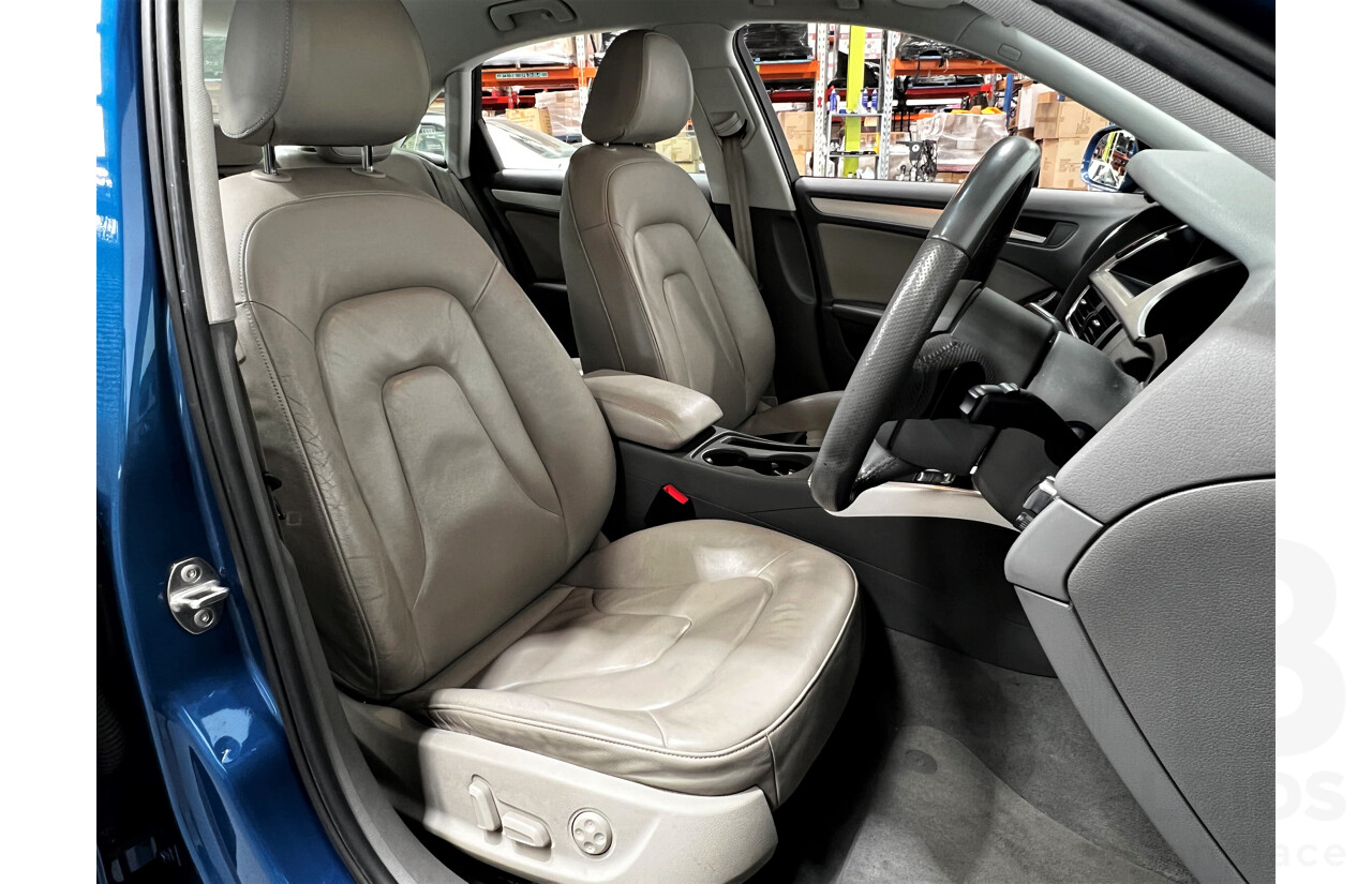 11/2009 Audi A4 2.0 TFSI Quattro B8 (8K) 4d Sedan Blue 2.0L