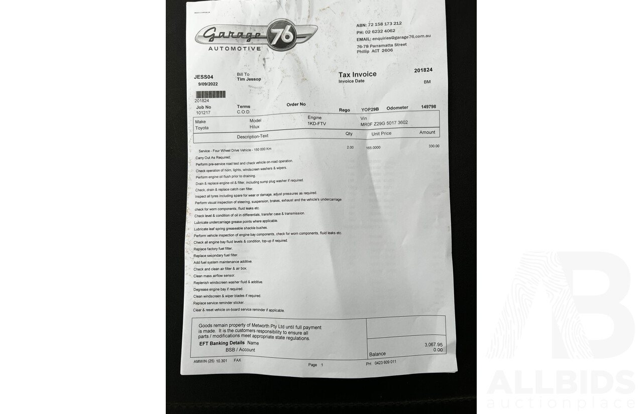 5/2013 Toyota Hilux SR5 (4x4) KUN26R MY13 Dual Cab P/Up Grey 3.0L