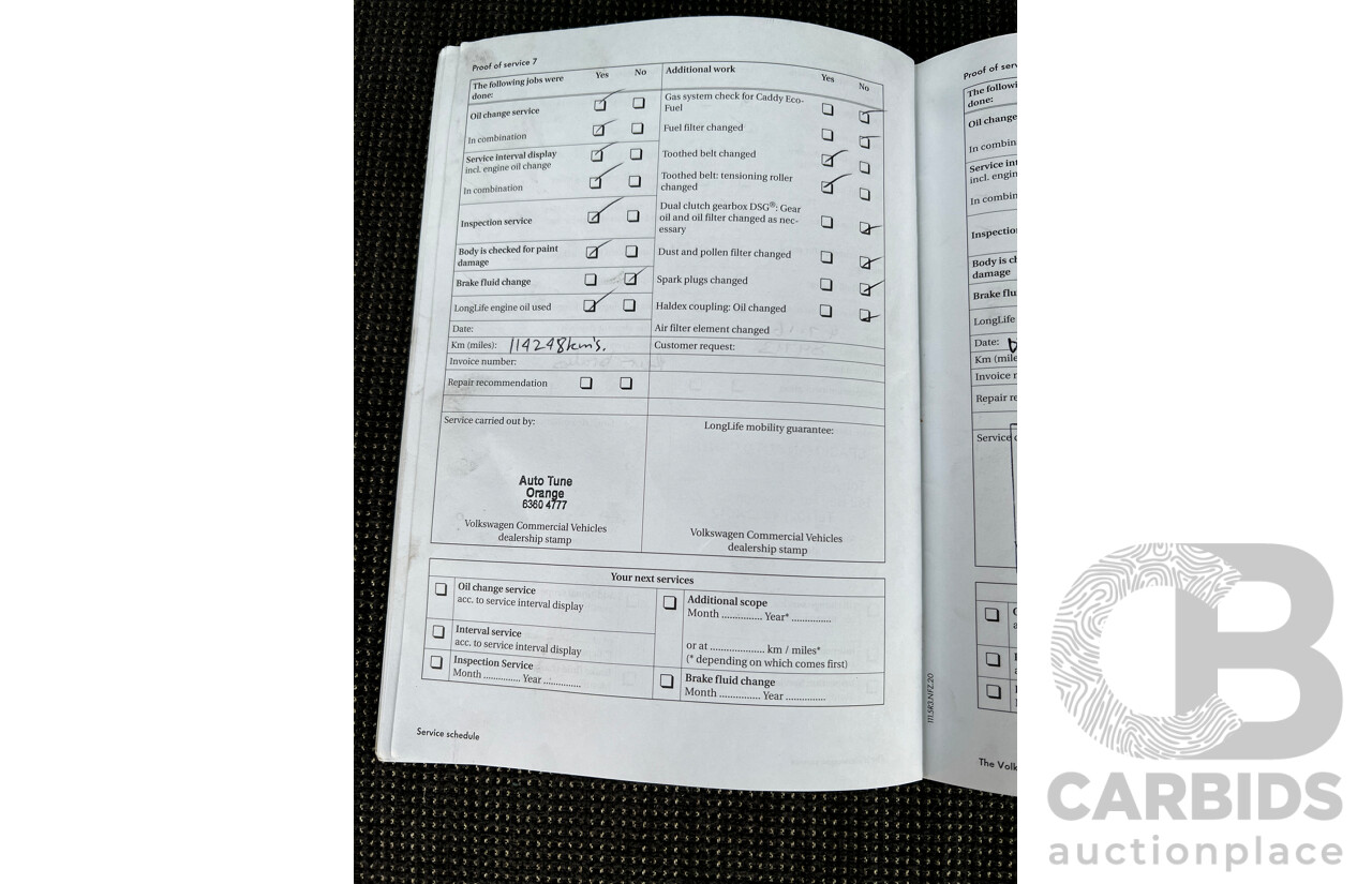 10/2010 Volkswagen Transporter 132 TDI LWB HIGH 4 MTN T5 MY10 Van White 2.0L