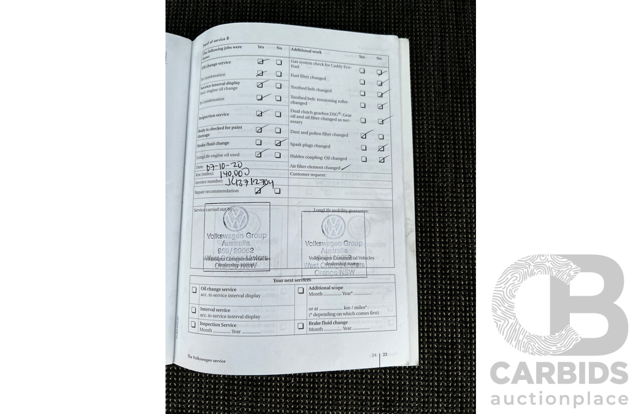 10/2010 Volkswagen Transporter 132 TDI LWB HIGH 4 MTN T5 MY10 Van White 2.0L