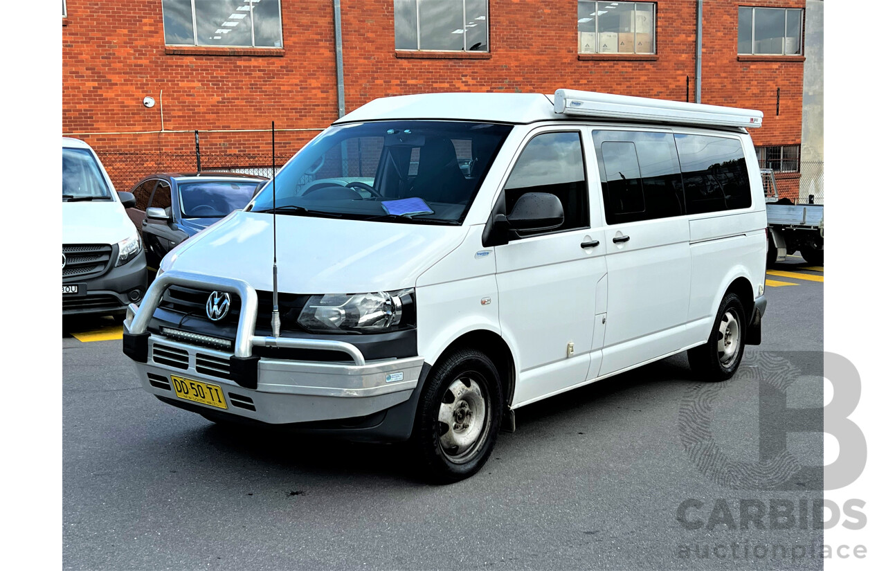10/2010 Volkswagen Transporter 132 TDI LWB HIGH 4 MTN T5 MY10 Van White 2.0L