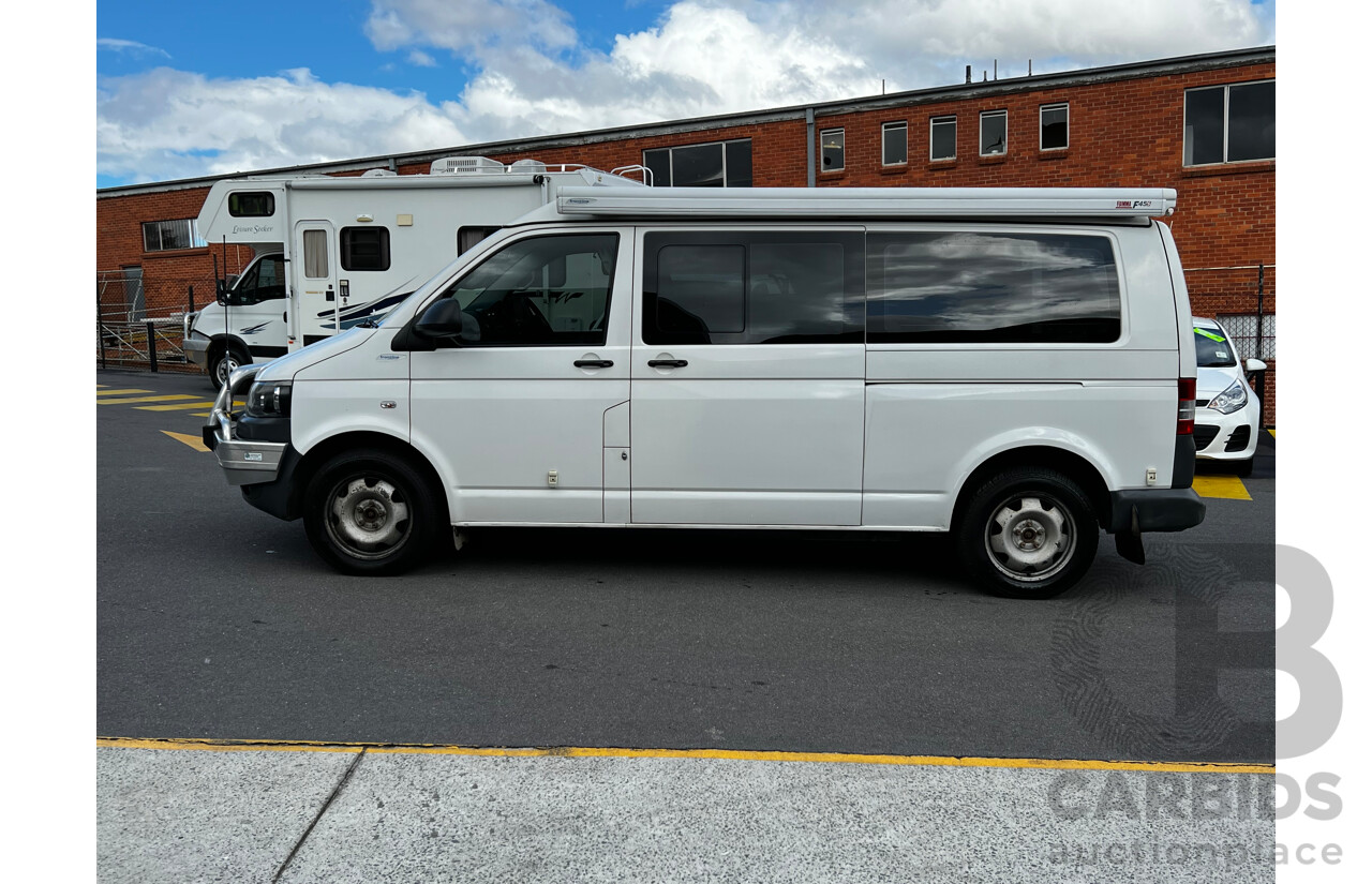 10/2010 Volkswagen Transporter 132 TDI LWB HIGH 4 MTN T5 MY10 Van White 2.0L