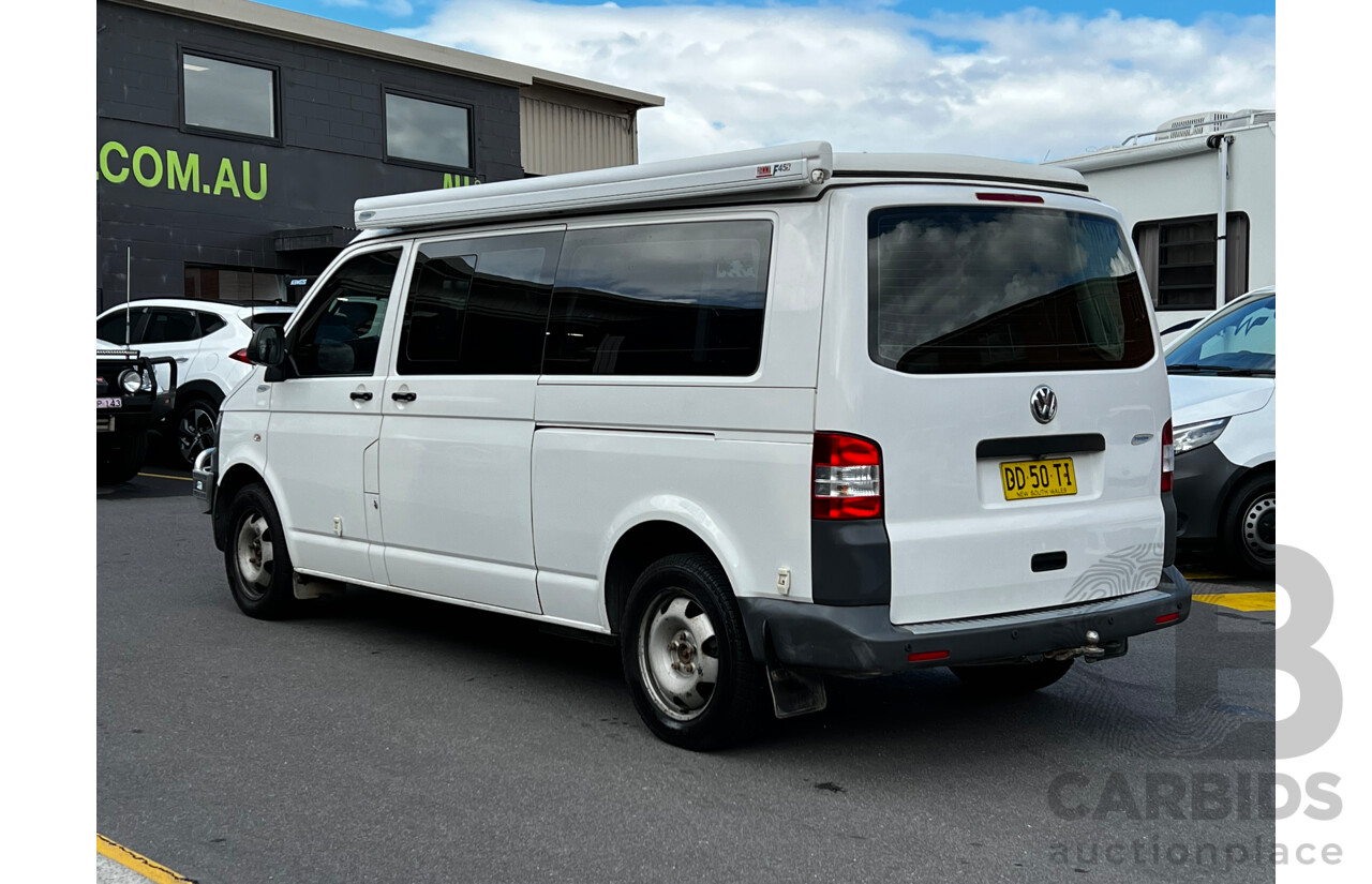 10/2010 Volkswagen Transporter 132 TDI LWB HIGH 4 MTN T5 MY10 Van White 2.0L