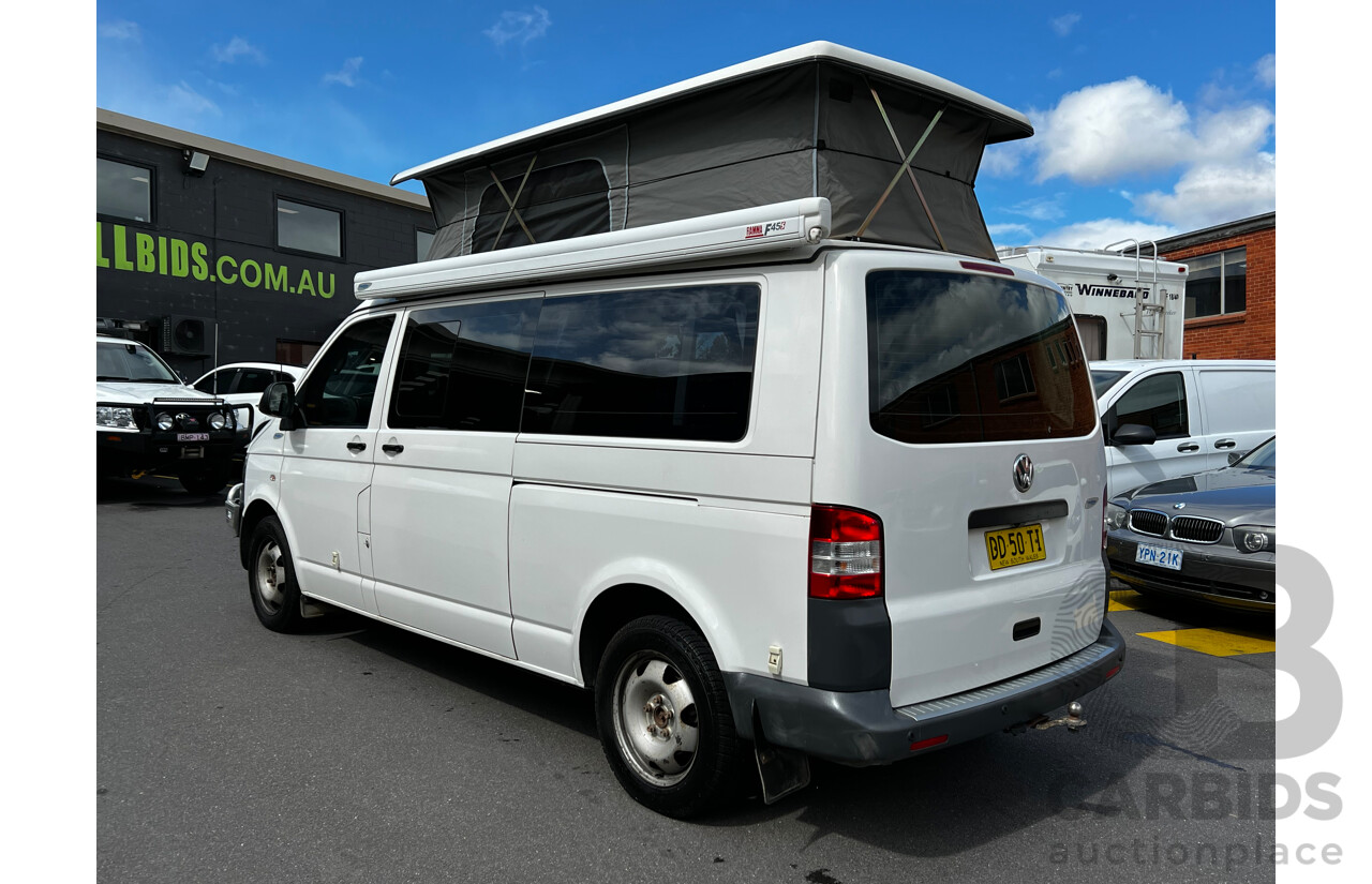 10/2010 Volkswagen Transporter 132 TDI LWB HIGH 4 MTN T5 MY10 Van White 2.0L