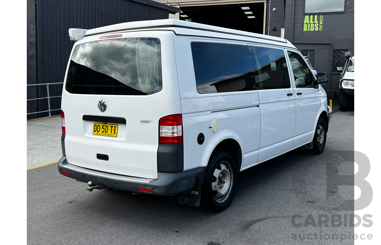 10/2010 Volkswagen Transporter 132 TDI LWB HIGH 4 MTN T5 MY10 Van White 2.0L
