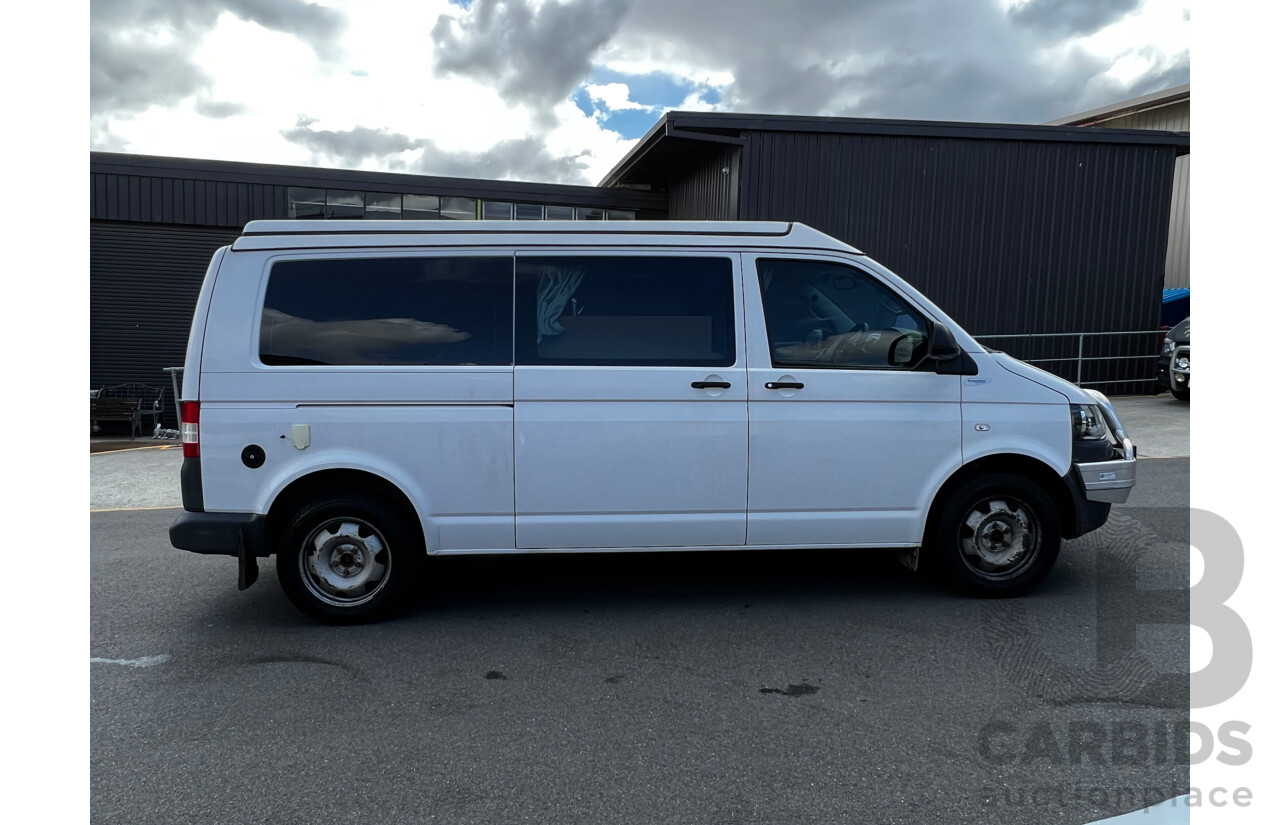 10/2010 Volkswagen Transporter 132 TDI LWB HIGH 4 MTN T5 MY10 Van White 2.0L
