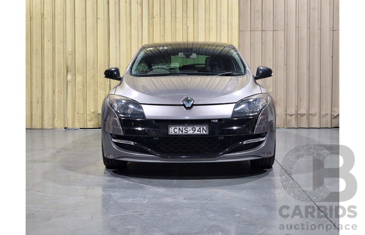 3/2013 Renault Megane RS 265 Trophy + X95 3d Hatchback Lunar Grey Metallic 2.0L - Turbo