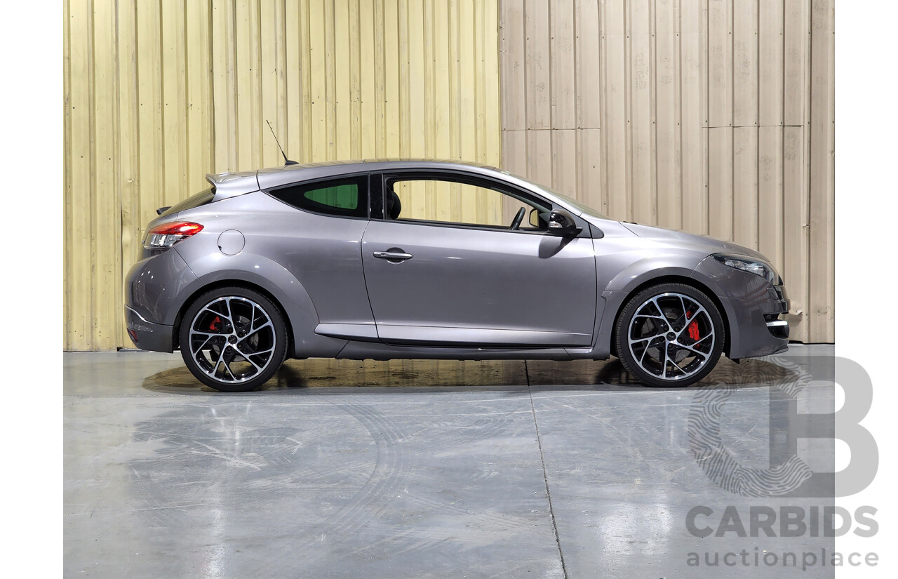 3/2013 Renault Megane RS 265 Trophy + X95 3d Hatchback Lunar Grey Metallic 2.0L - Turbo