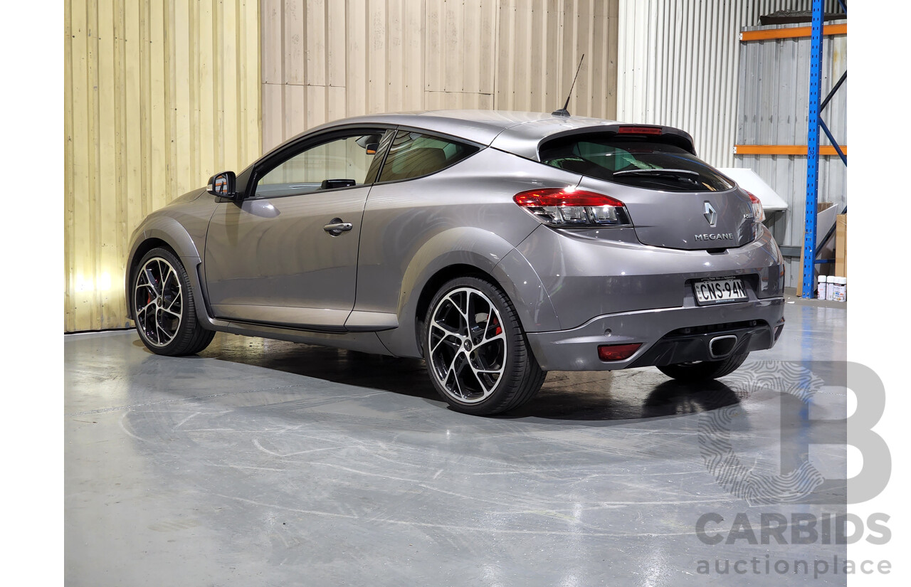 3/2013 Renault Megane RS 265 Trophy + X95 3d Hatchback Lunar Grey Metallic 2.0L - Turbo