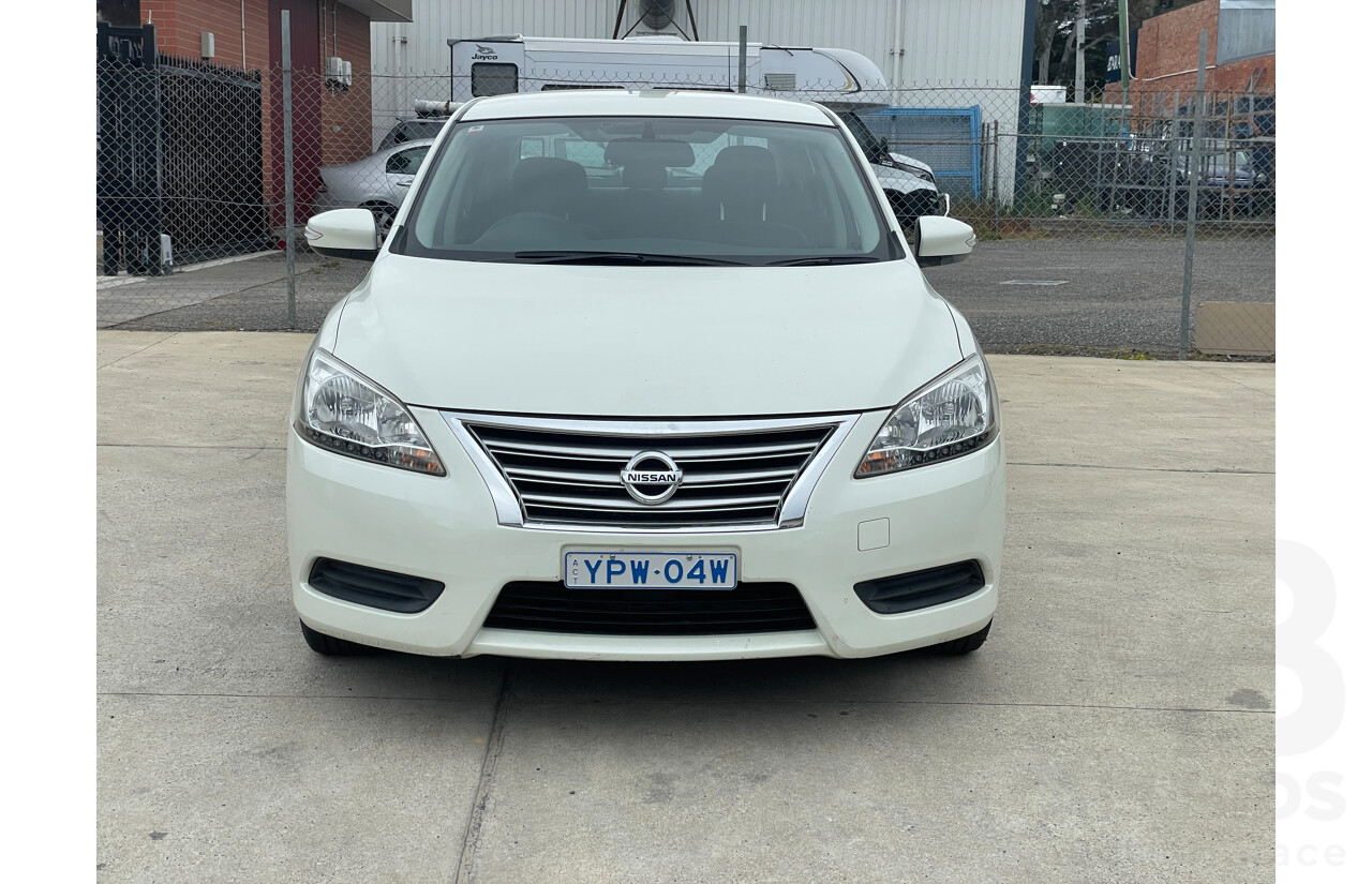 10/2014 Nissan Pulsar ST B17 4d Sedan White 1.8L