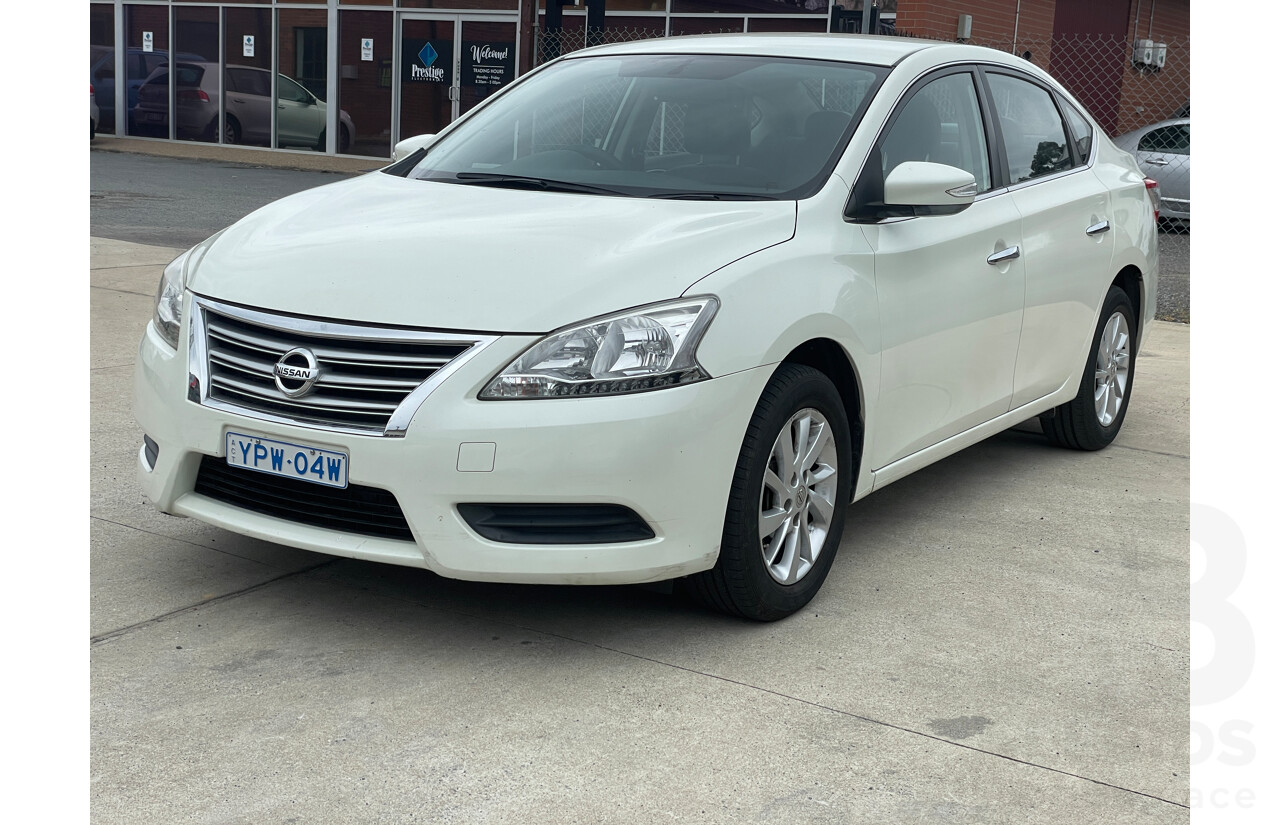 10/2014 Nissan Pulsar ST B17 4d Sedan White 1.8L