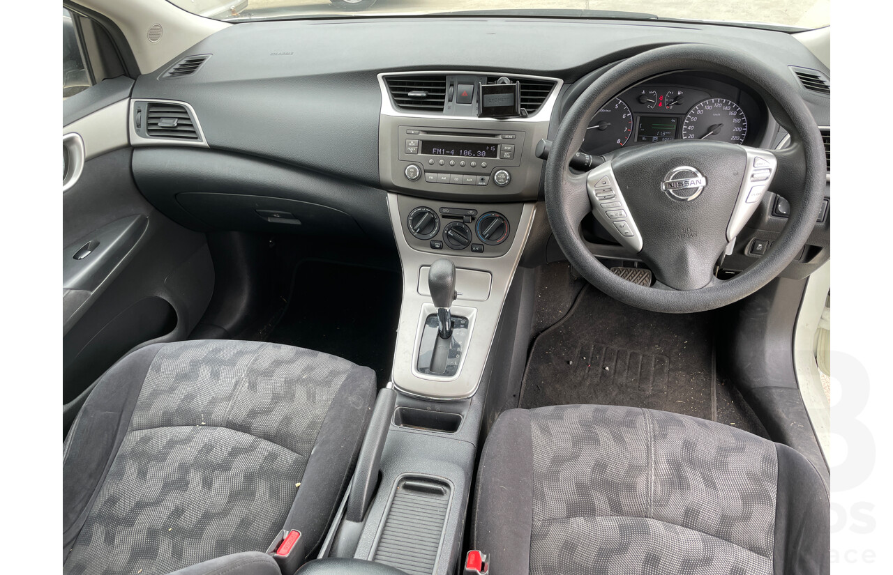 10/2014 Nissan Pulsar ST B17 4d Sedan White 1.8L