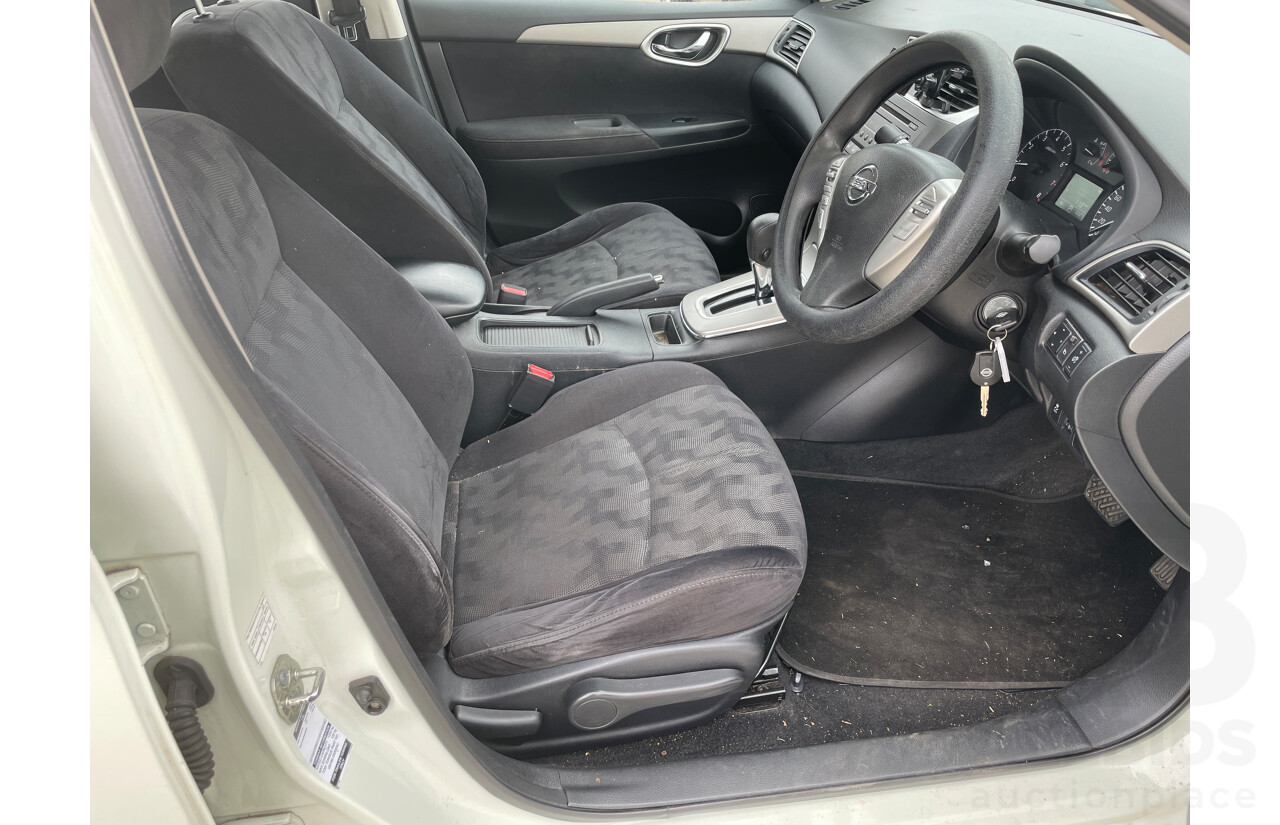 10/2014 Nissan Pulsar ST B17 4d Sedan White 1.8L
