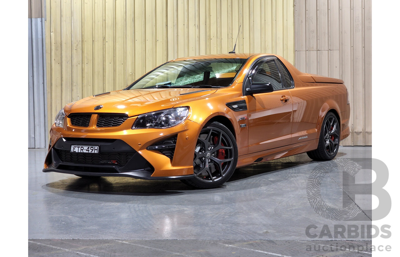 6/2017 Holden HSV Maloo GTS-R #0133 Utility Light My Fire Orange LSA 6.2L Supercharged V8