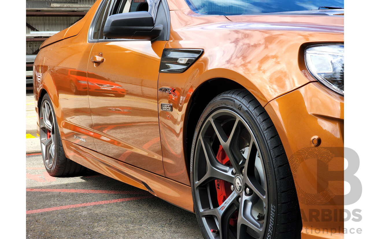 6/2017 Holden HSV Maloo GTS-R #0133 Utility Light My Fire Orange LSA 6.2L Supercharged V8