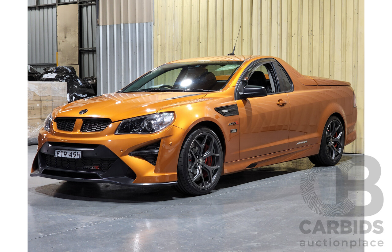 6/2017 Holden HSV Maloo GTS-R #0133 Utility Light My Fire Orange LSA 6.2L Supercharged V8