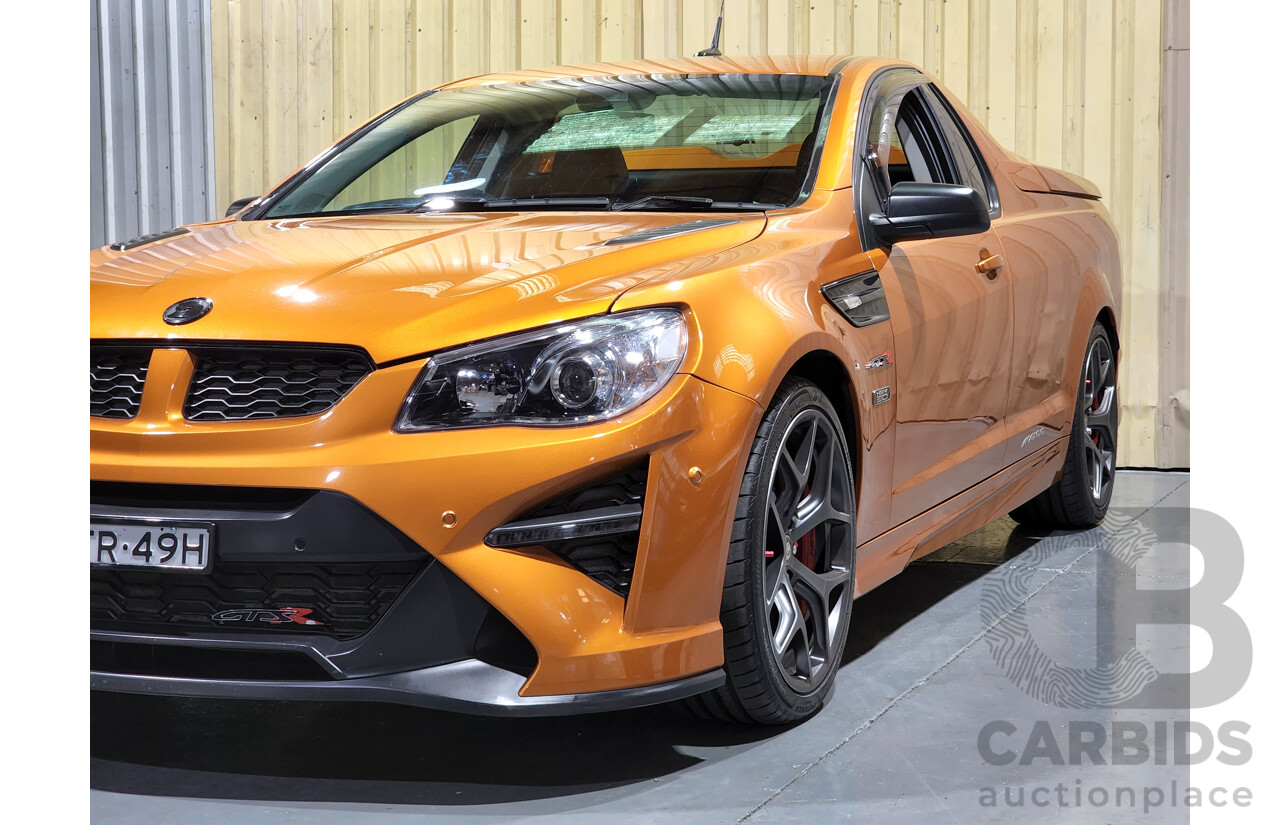 6/2017 Holden HSV Maloo GTS-R #0133 Utility Light My Fire Orange LSA 6.2L Supercharged V8