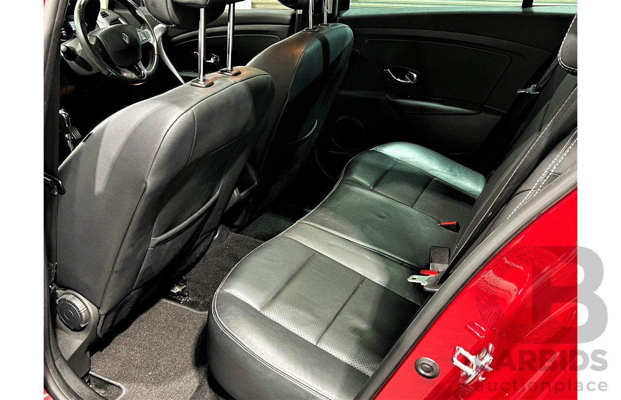 5/2015 Renault Megane Gt-Line Premium 4d Wagon Red 1.2L Turbo