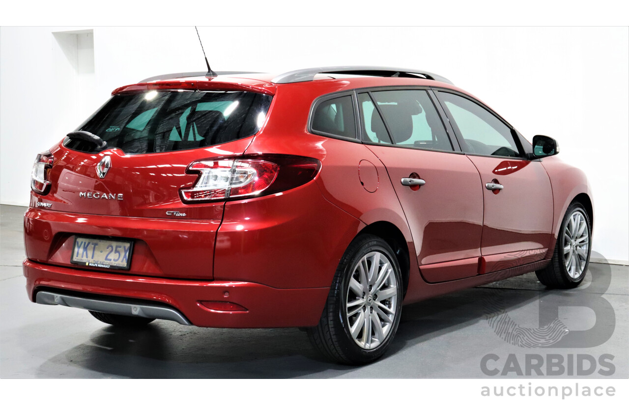 5/2015 Renault Megane Gt-Line Premium 4d Wagon Red 1.2L Turbo
