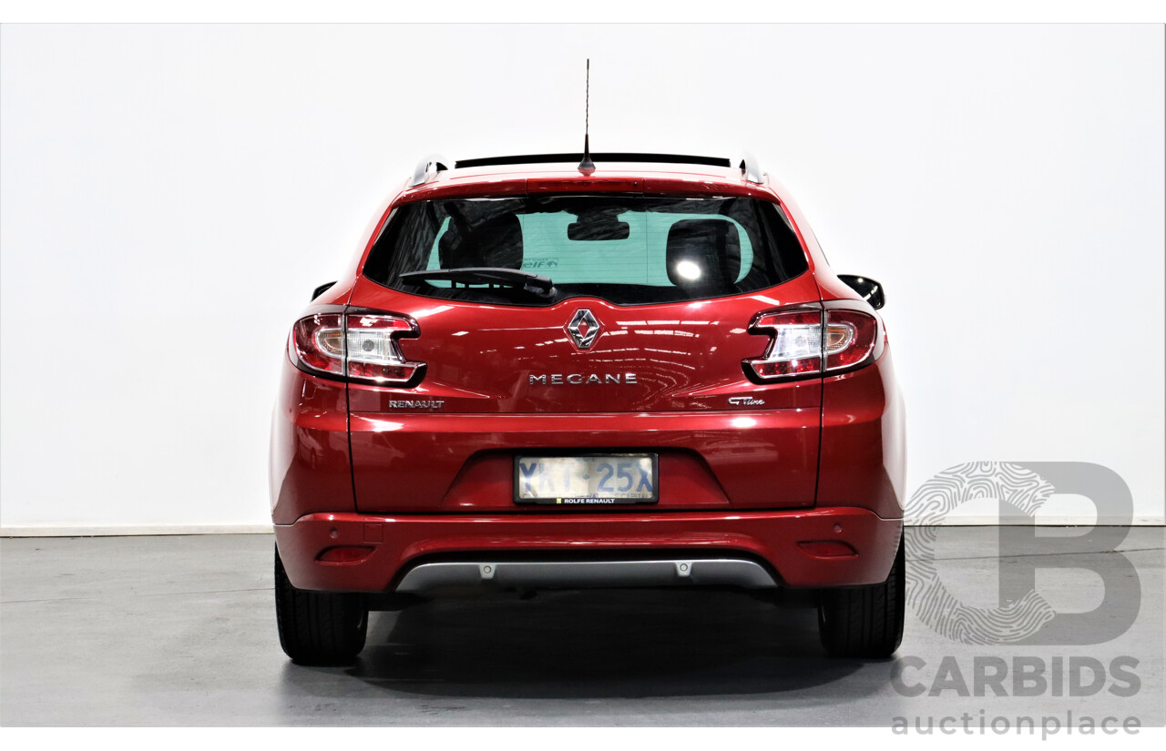 5/2015 Renault Megane Gt-Line Premium 4d Wagon Red 1.2L Turbo