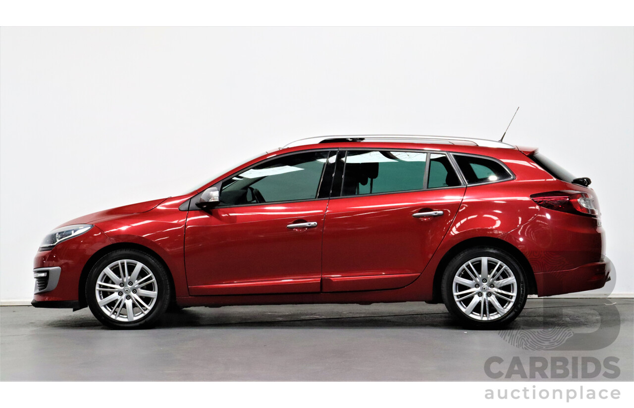 5/2015 Renault Megane Gt-Line Premium 4d Wagon Red 1.2L Turbo