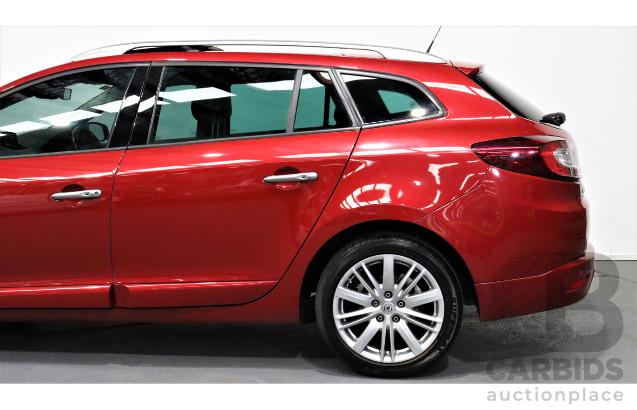 5/2015 Renault Megane Gt-Line Premium 4d Wagon Red 1.2L Turbo