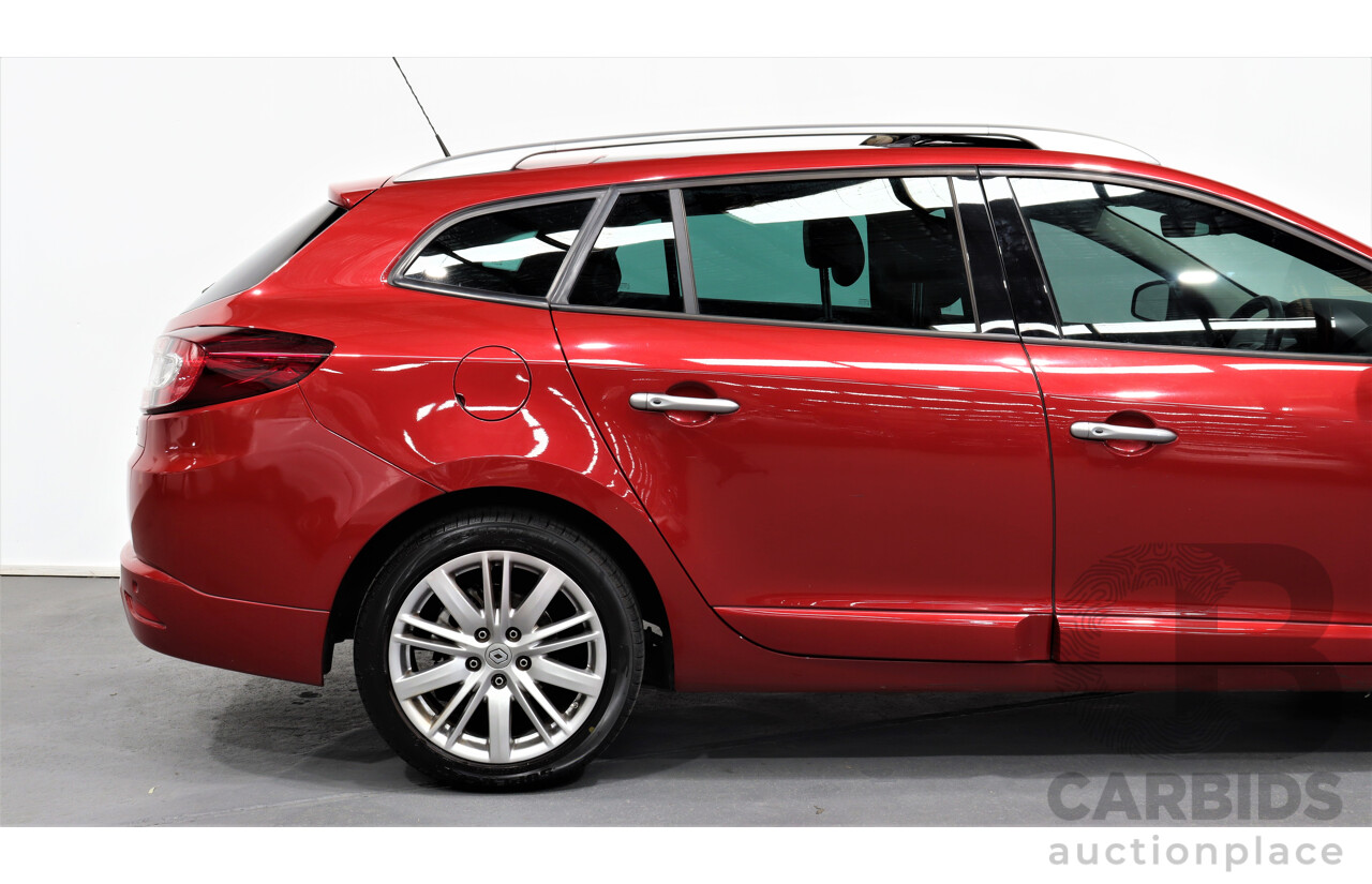 5/2015 Renault Megane Gt-Line Premium 4d Wagon Red 1.2L Turbo