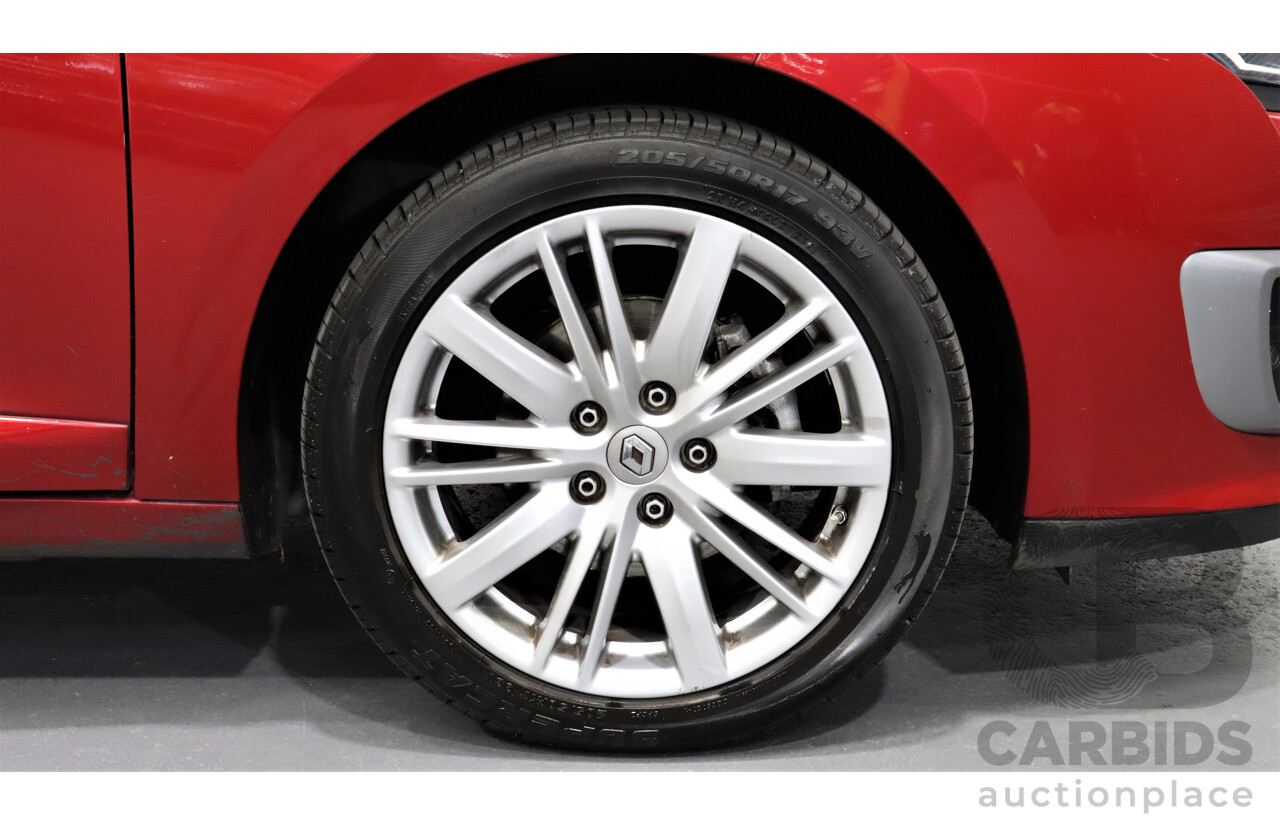 5/2015 Renault Megane Gt-Line Premium 4d Wagon Red 1.2L Turbo