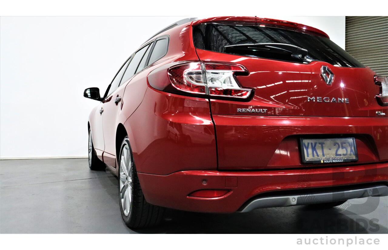 5/2015 Renault Megane Gt-Line Premium 4d Wagon Red 1.2L Turbo
